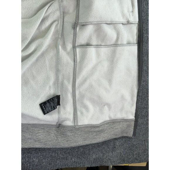 Eddie Bauer Sweater Men's Medium Grey motion Freedry hoodie zip up - Picture 6 of 9
